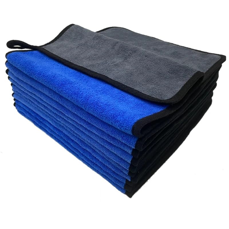 Toalla de microfibra para detalles de coche, accesorios de lavado de coches, microfibra para el interior del coche, limpieza en seco, suministros de toallas de detalles de automóviles, color