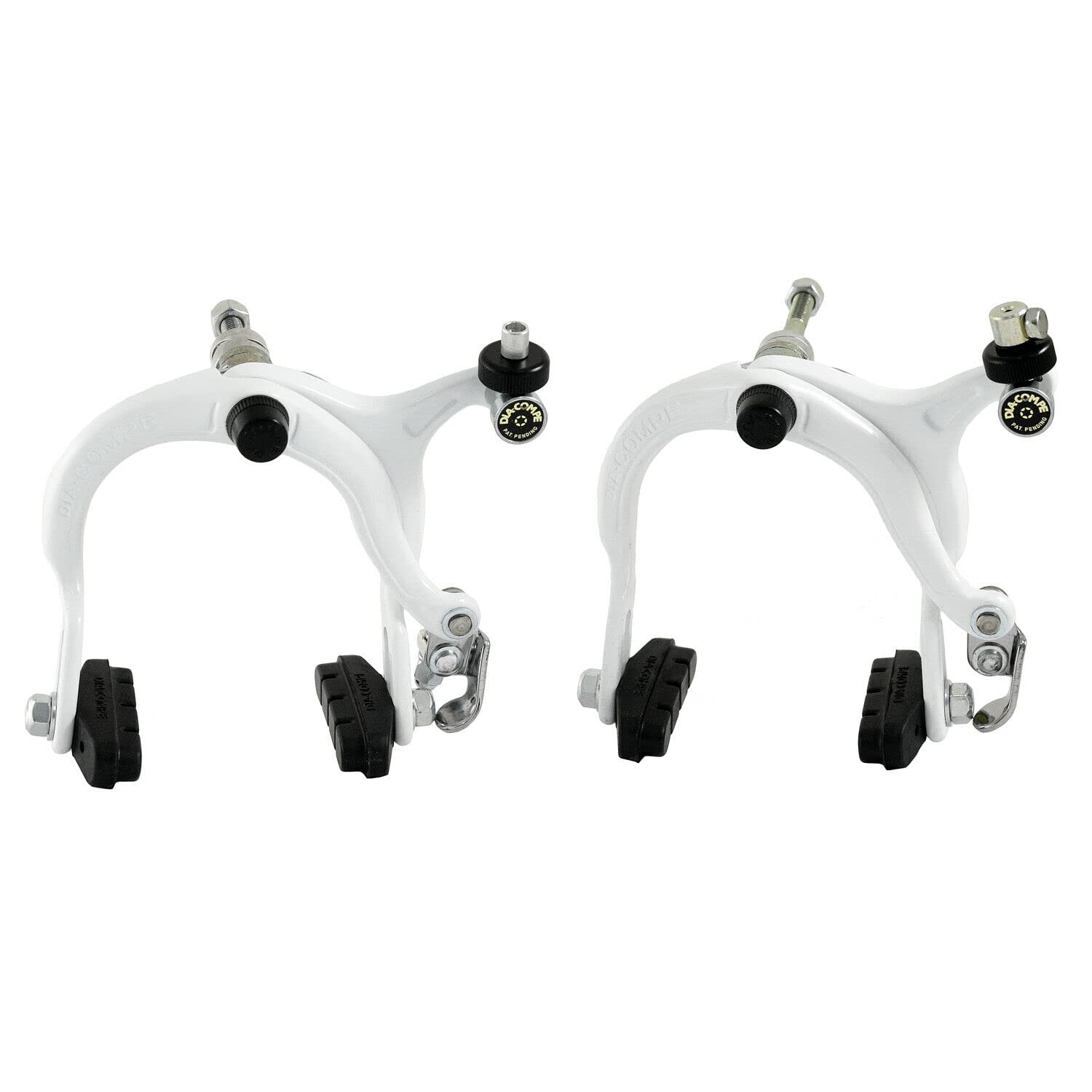 Dia-Compe883QL Reverse pull Brake Set (F+R) For Old School BMX, White, DP2522-FR