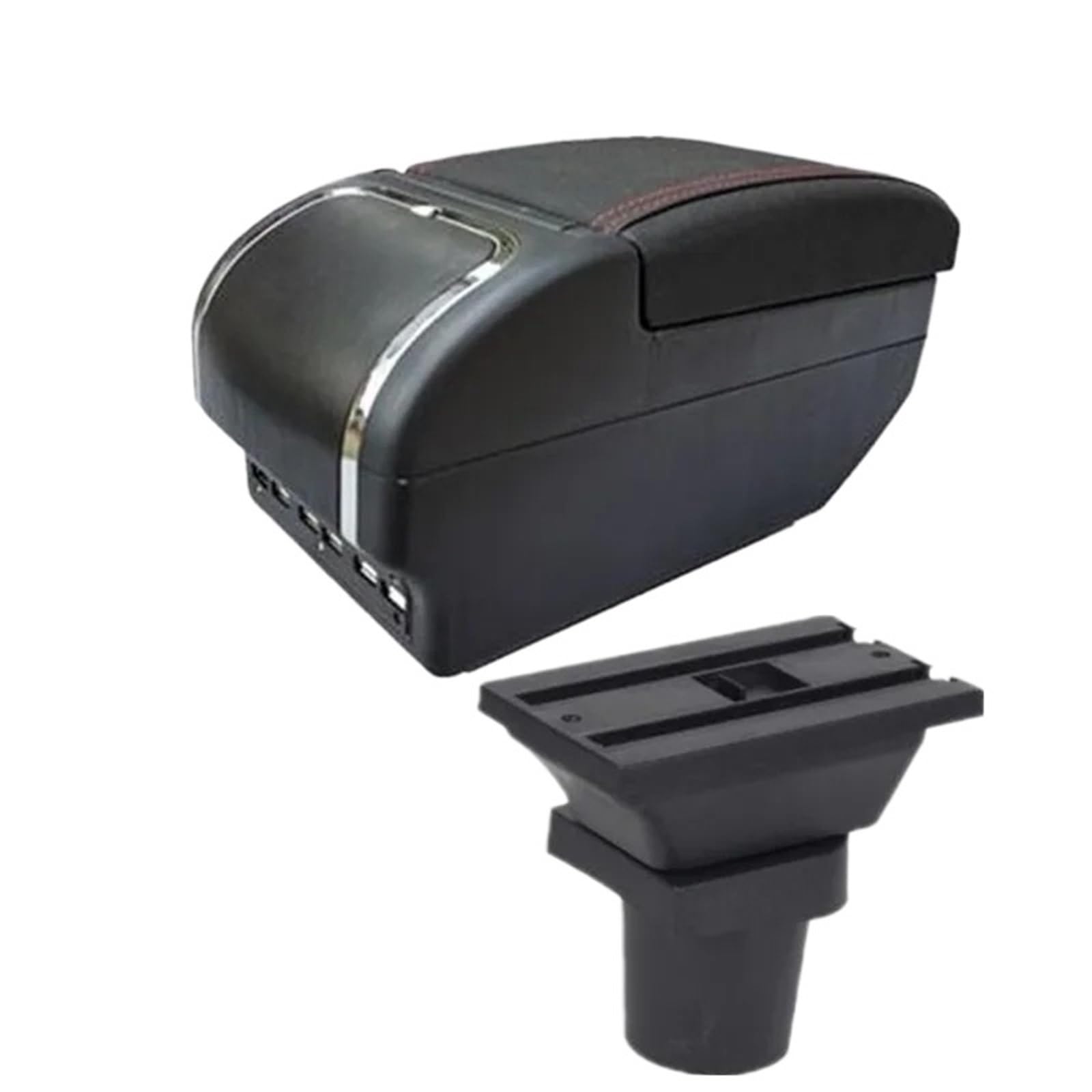 JMOLXURI Car Armrest Box For Toyota For Yaris 3 For Hybrid For For Vitz Car Armrest Box Center Console