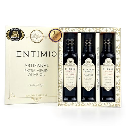 Entimio Collection Organic Italian Extra Virgin Olive Oil Gift Set