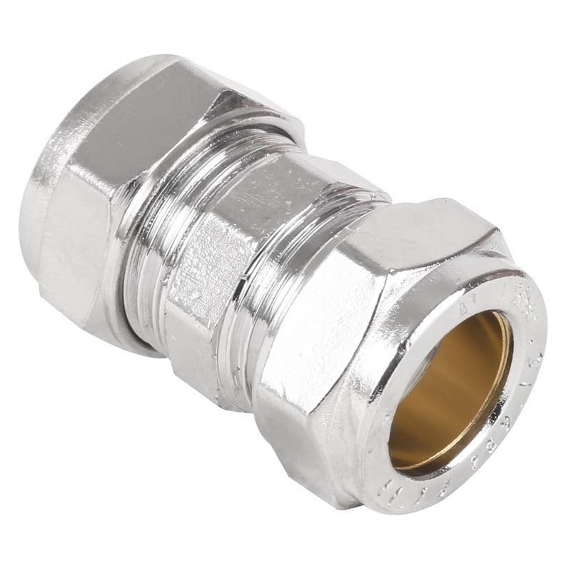 Sac de raccords chromés de 10 à 22 mm (connu sous le nom de raccords de tuyauterie chromés/raccord de 22 mm/raccords de tuyau/raccords chromés à compression, également disponibles en 15 mm, 22 mm, 28