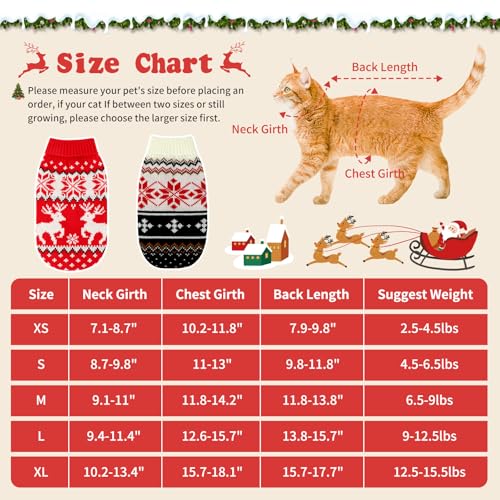 Pull de Noël pour chat et chiot en tricot souple, le cadeau idéal pour vos animaux - 3