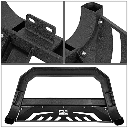 Image of J2 Engineering J2-PT-ZTL-8287 Carbon Steel Front Bumper Grill Guard Bull Bar w /Mounting Brackets Compatible with Dodge Ram 2500 3500 2003-2009,Powder Coat Black