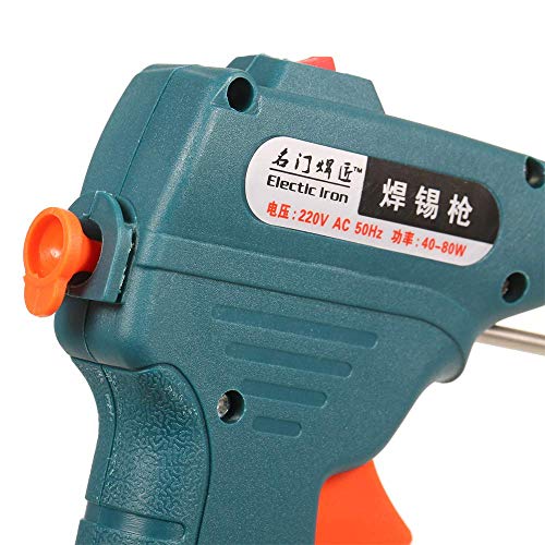 Image of DIY Crafts Portable 220V 60W Automatic Tin Soldering Iron,Welding Tools,Lead-Free Nozzle,Ergonomic Handle - (Blackish Green) (Design # No 1, Pack Automatic Tin Soldering Iron)