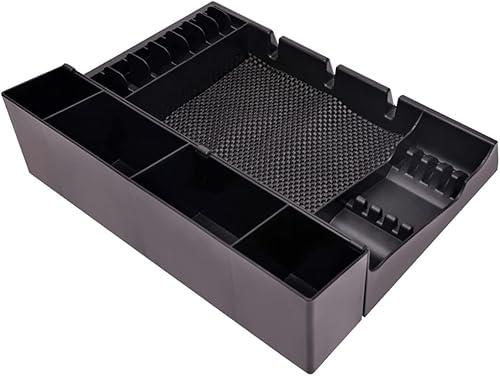 Outanaya Bandeja para cortar el cabello, soporte para herramientas de corte de cabello, organizador de herramientas de peluquería con cable,