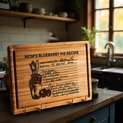 Tabla de cortar rectangular de bambú personalizada miniatura 7