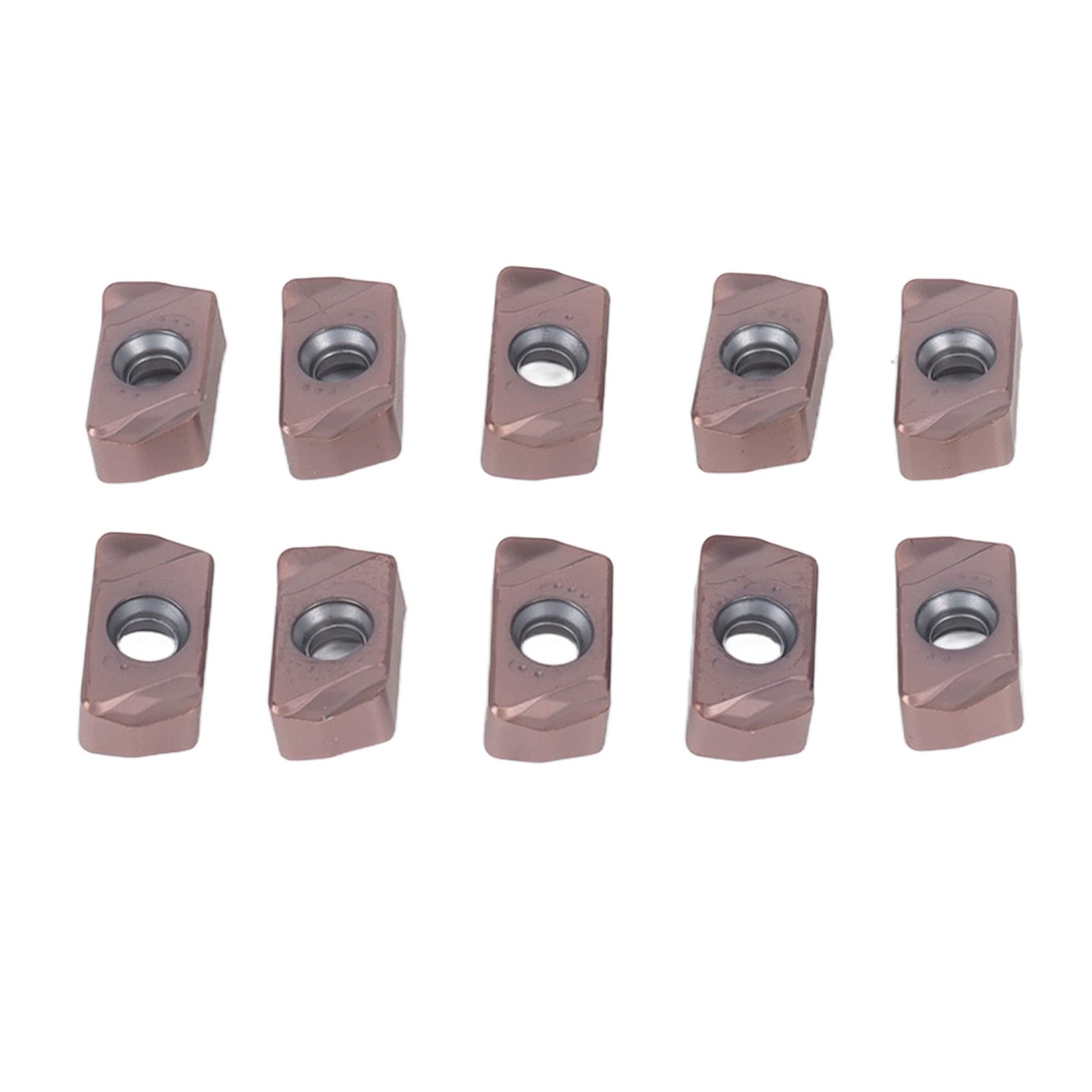 10 Pcs Turning Inserts Carbide CNC Inserts Lathe Turning Finishing with Coating (LNMU0303)