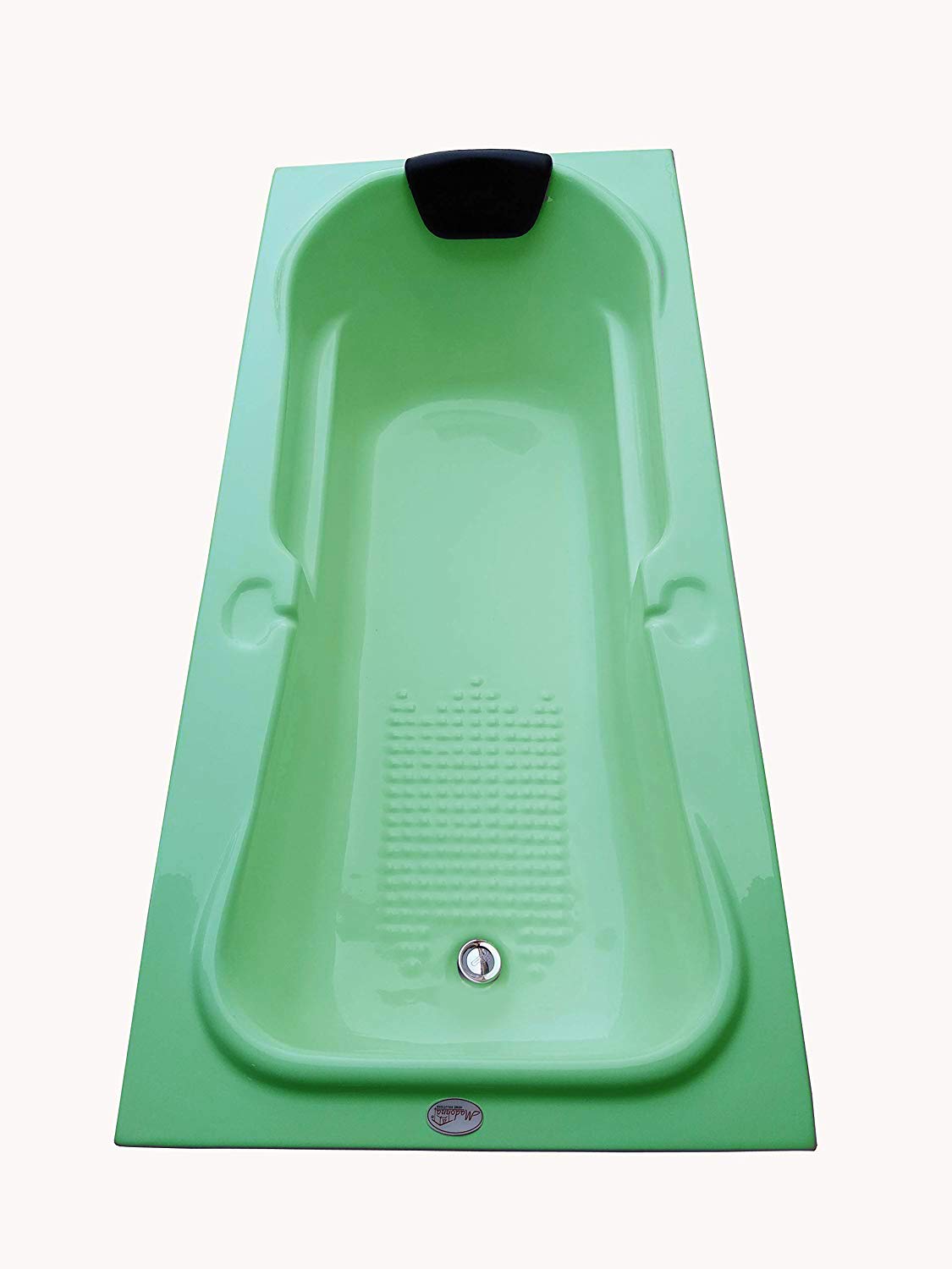MADONNA Rex Rectangular Acrylic 5.5 feet Bath Tub - Green (with head rest) (B084VM4LYX) Amazon Price History, Amazon Price Tracker