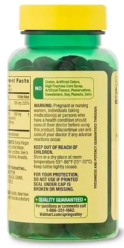 Spring Valley Cranberry Dietary Supplement Softgels, 500mg, 60 Count - Thumbnail 6