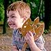 CG - Home & Games Wooden Axes for Kids – 3 Pack Handmade Play Axe Set - Outdoor Play Toys for Children 8 and Up – Durable Unpainted Natural Eco-Friendly Wood Toys. Bonus! Unique Bag