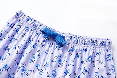 Image of GLOBAL Women Cotton Pajamas Long Sleeve PJs Button Down Sleepwear S-3XL