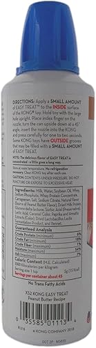 Miniatura 2 de Kong Easy Treat Stuff - Juguete para perros con 3 sabores variados – (1) cada uno: mantequilla de maní, queso tocino, hígado (8 onzas) – Paquete de