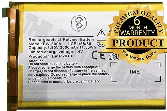 Image of Original BW-300h Battery for Mobiistar C1 Shine Battery with 6 Month Warranty **(J00122)