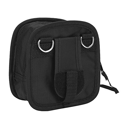 Filter Case Photography 9 Slots Nylon Case Camera Accessory Filter Bag Wallet Pouch Double Zipper With Shoulder Strap Black