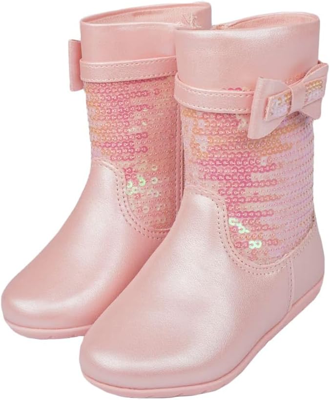 BOTA INFANTIL PAMPILI JUJUBA ROSA GLACE 367150 Rosa Cor:Rosa;Tamanho:20