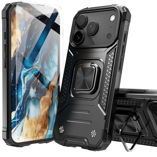 Coque 17 Pro antichoc premium avec béquille et protection d'écran intégrée