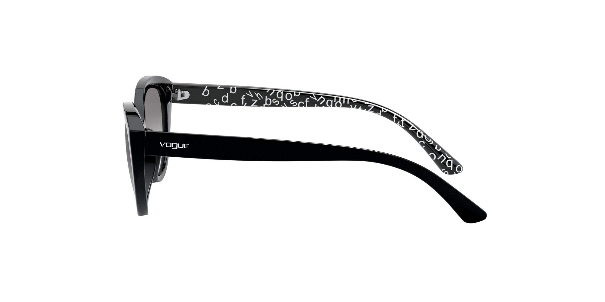 Vogue Gafas de sol para niños VJ2002 W44/11 color Negro gris tamaño de lente 46 mm