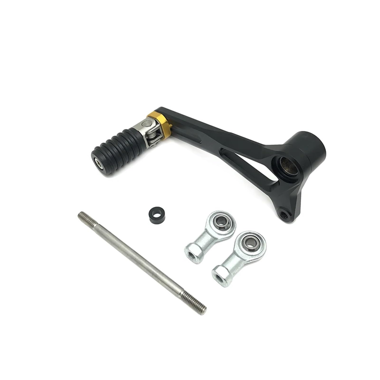 Hewpngs Golden For Du&Cati Monster 821 Aluminum Adjustable Folding Gear Shift Lever Shifter Pedal Lever For Supersport 950 /S 1200R/S Motorcycle Shifts Levers
