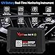 Batteriewächter 12V, Autobatterie Tester Bluetooth 4.0 - Batterietester KFZ mit Echtzeit-Monitoring, SOARFLY Lade-/Startsystemtest & Alarm für Auto/LKW (Android & iOS)