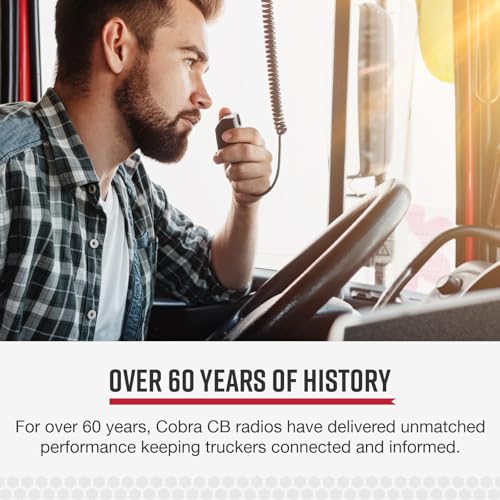 Cobra 29LX AM/FM Professional CB Radio - Emergency Radio, Travel Essentials, NOAA Weather Channels and Emergency Alert System, Selectable 4-Color LCD, Auto-Scan, Black - Image 3