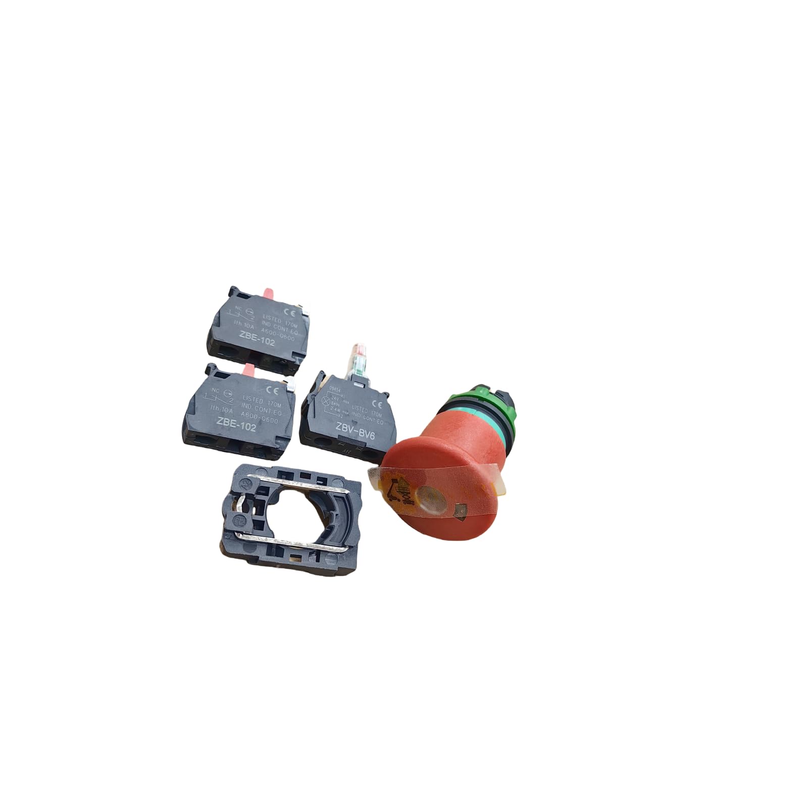 Plataforma de montaje de interruptor E-St 144647 Skyjack Interruptor de parada de emergencia Piezas de botón para Skyjack Scissor Lift SJ6832 RT