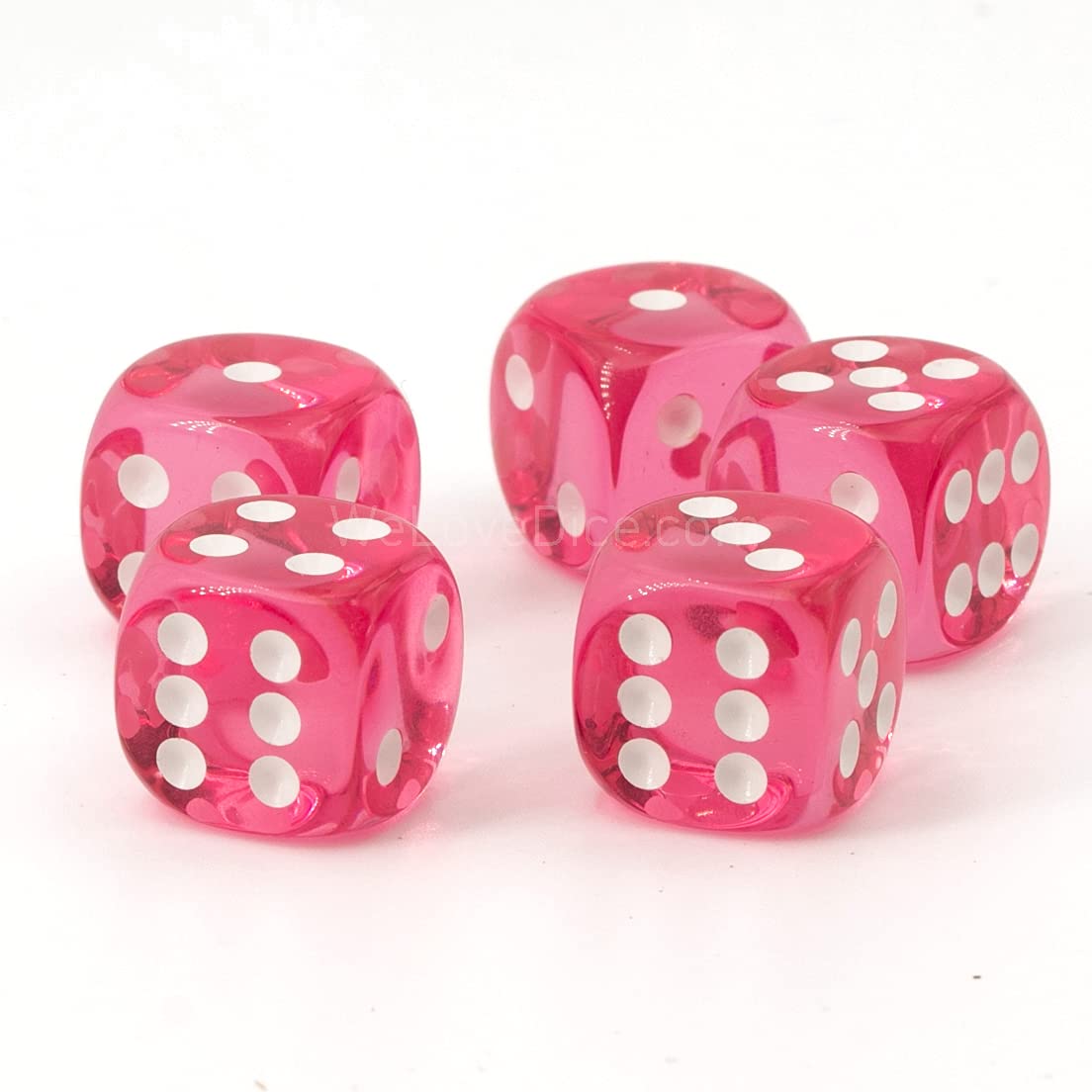 Amazon | WeLoveDice [ドイツ製 ] サイコロ ダイス 6面 5個 16mm