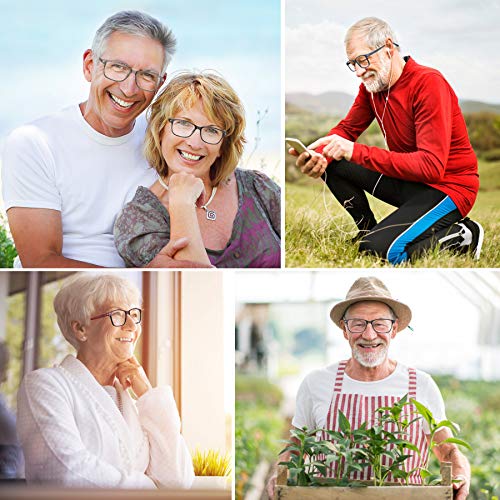 Tishui Reading Glasses Men Women Wood Pattern Readers +1.75 Stylish Square Reader Glasses 4 Pack Lightweight Frame W/Spring Hinge&Cases #TOP6