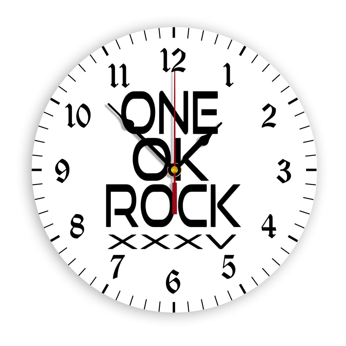 Amazon.co.jp: 掛け時計 ワンオクロック One Ok Rock 壁掛け時計 丸型