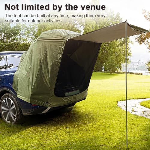 Carpa de Maletero para Camping con Dos Capas y Protección Solar miniatura 2