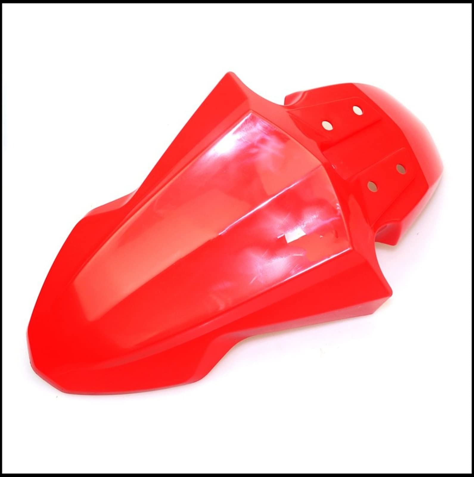 Para Kawasaki KSR 110 Mini Guardabarros Delantero ABS Plástico Dirt Bike Motocross Guardabarros Delantero Accesorios De Motocicleta Automotor(rojo)