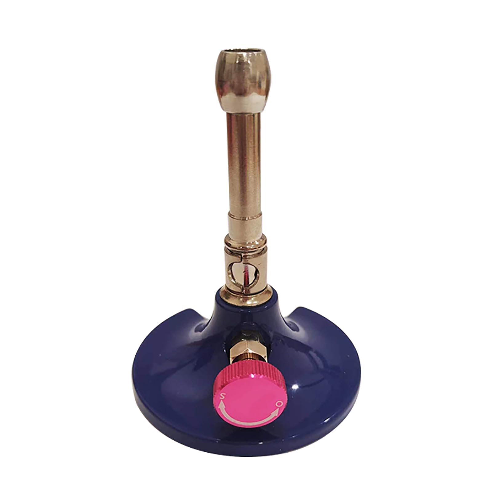 TsoLay Mechero Bunsen De Laboratorio, Luz De Gas De Un Solo Tubo Resistente Al Calor con Estabilizador De Llama, Regulador De Gas Y Válvula De Aguja Roscada, para Laboratorio, Camping