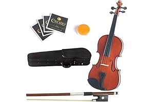 Mendini 14-inch Solid Wood Viola for Beginners