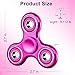 SCIONE 3 Pack Fidget Spinners for Kids & Adults, Stress Relief Sensory Toy Set, Smooth Fast Spin Desk Toys for Anxiety ADHD, Cool Stocking Stuffers Classroom Rewards Birthday for Kids
