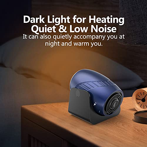 Baceyong Auto Enteisungsheizung 12V 120W 10A Auto Windschutzscheibenenteiser, Tragbarer Autoheizlüfter - Pink