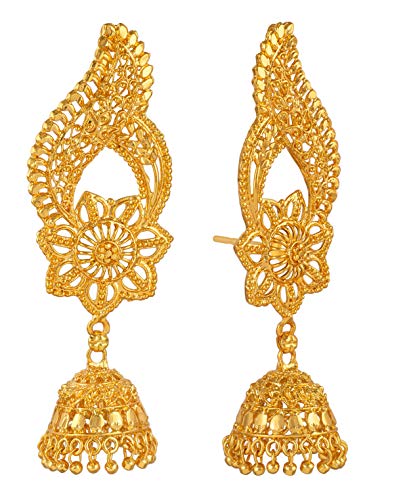 Image of JFL - Jewellery for Less Gold Plated Copper Earrings For Women