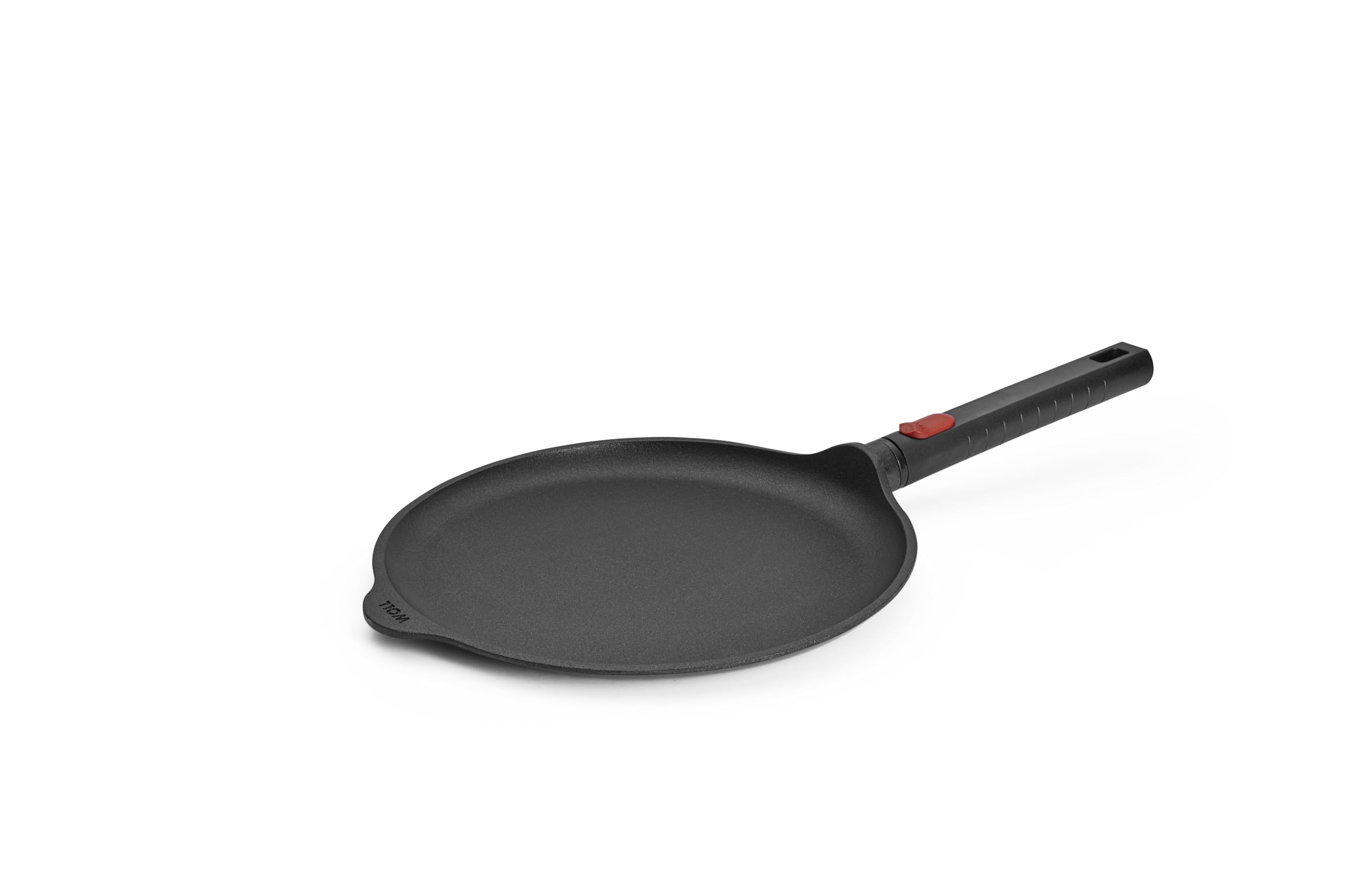 Woll Eco Logic QXR Crepe Pan Inductive Diameter 26 cm with Removable Handle Suitable for All Hob Types PFAS-Free Non-Stick Coating Cast Aluminium Non-Stick Coating Oven Safe