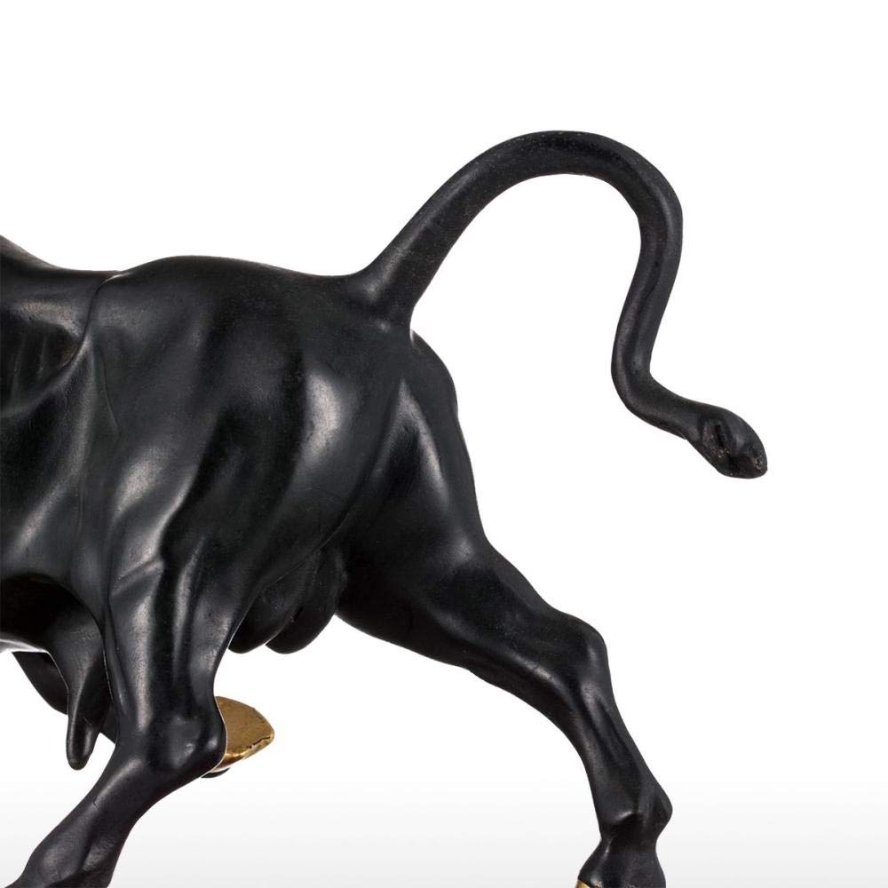 Amazon.co.jp: 彫刻頭の彫刻 ブロンズ牛像動物彫刻工芸家の装飾
