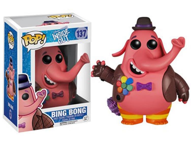 Funko Pop Inside Out + Protector: Pop! Figura de vinilo de Disney (juego de regalo incluido con caja protectora de caja de la marca ToyBop) (Bing Bong)