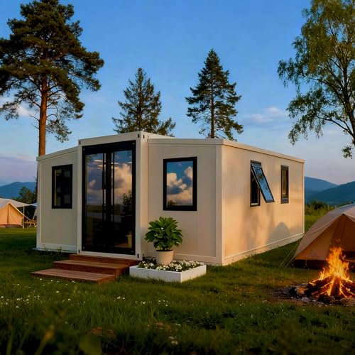 Luxury Expandable 20FT Prefab Container Home - 2 Bedroom Portable