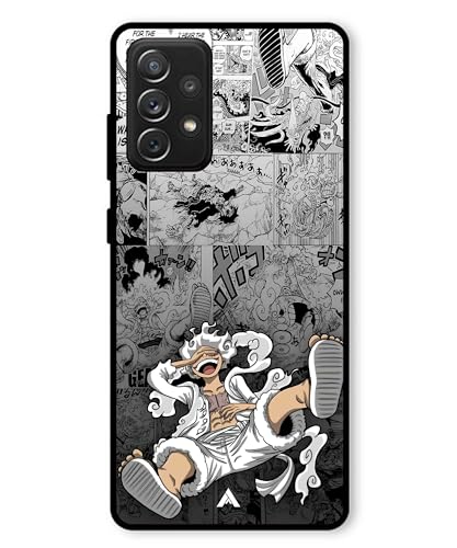Image of Premium Anime 2 Case for Samsung Galaxy A72 (Glossy Finish) Soft-Touch Metal TPU Back Cover, Shockproof, Designer, Aesthetic Mobile Phone Case