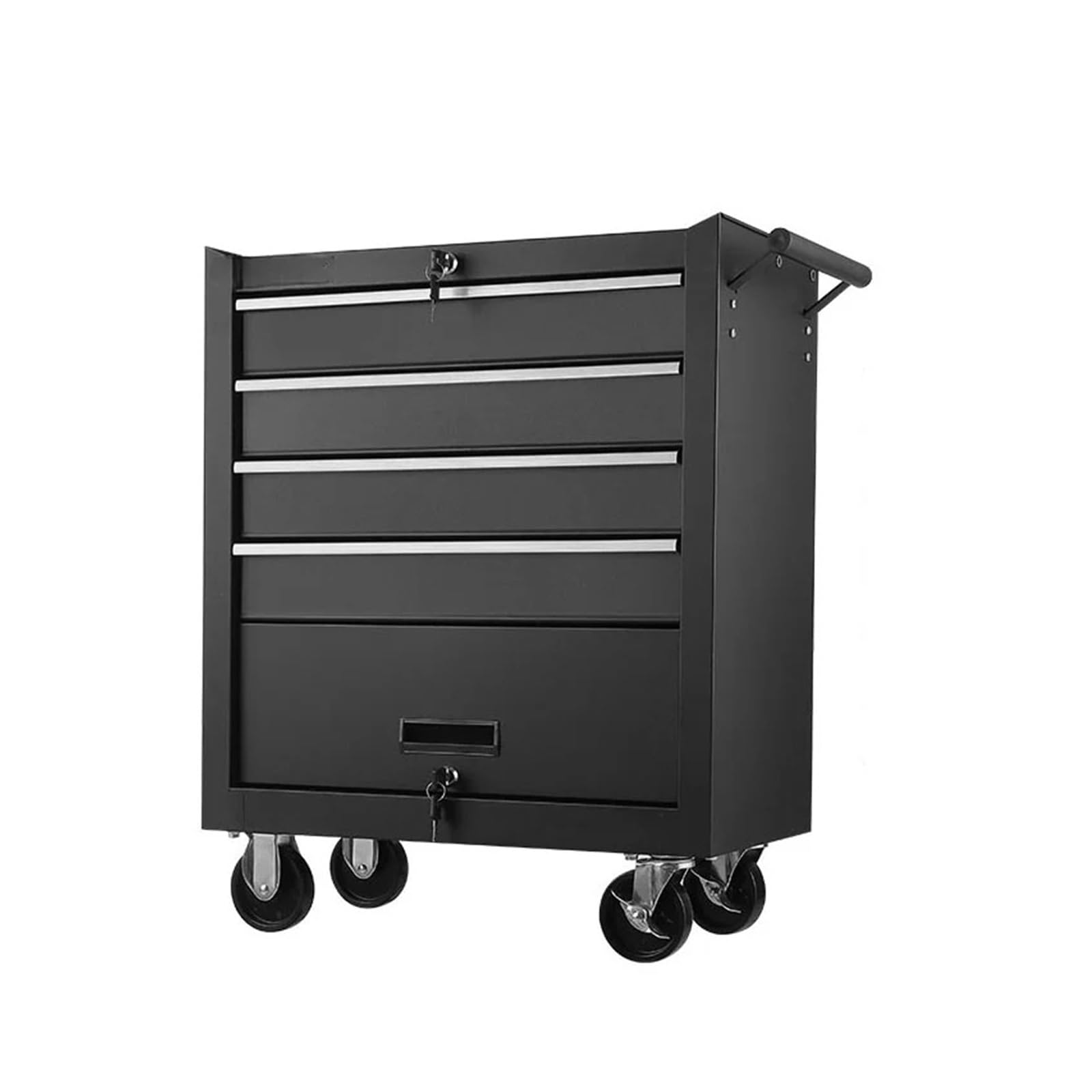 Carro de armario de herramientas, organizador de almacenamiento profesional para taller, tornillos y herramientas de garaje, carrito móvil resistente, dimensiones 78 x 33,5 x 79 cm, un color