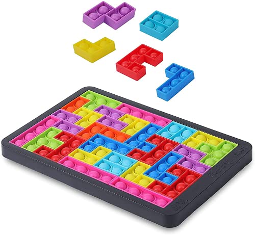 Tetris It POP quebra-cabeça com blocos de construção de silicone de placa Fidget Brinquedos Jumbo gr