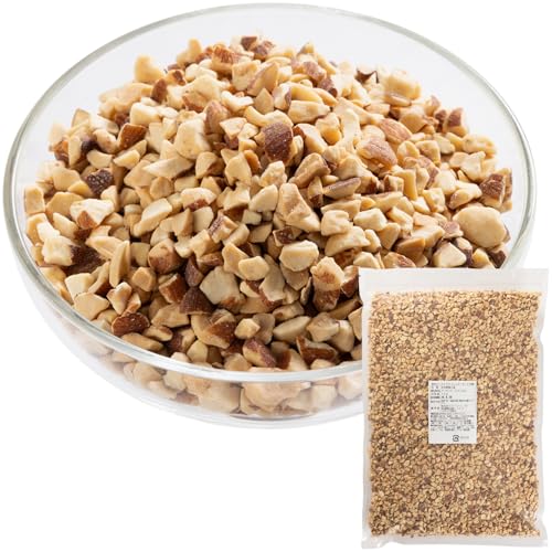 【Professional's】皮付き ロースト クラッシュアーモンド 8割 1kg アメリカ産 <料理やトッピングに使いやすいクラッシュタイプ><皮有りローストだから濃いあじわいとコク><油や塩は不使用/無添加><保存に便利なチャック付き> 素焼きアーモ