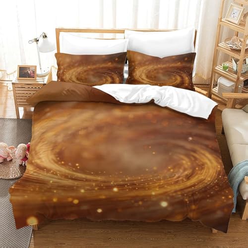 Housse de couette univers 260x220cm imprimé 3D galaxie univers - 2