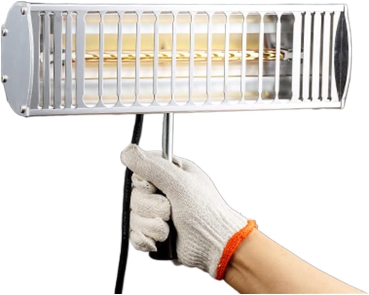 Infrared Paint Curing Lamp 1000W Paint Curing Lamp Filter Solar Film Car Body Spray Drying Infrared Heating Auto Light Wave Portable Handheld Exhaust