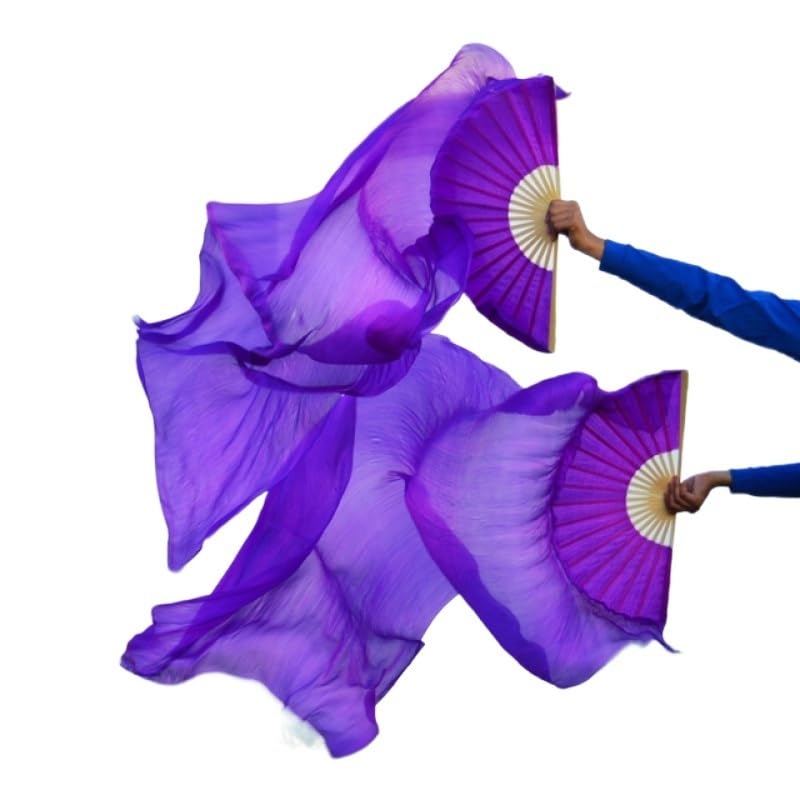 Abanico Seda Danza 180x90CM 1 Unidad 10 Colores