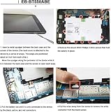 K KYUER 3,8 V 22,8 Wh 6000 mAh EB-BT550ABE bateria do tabletu Samsung Galaxy Tab A 9,7 cala SM-T550 SM-P550 (WiFi) SM-T555 SM-P555(3G, 4G/LTE i WiFi) S-Pen Model SM-T555C SM-P351 EB-BT5500 ABA z