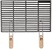 Grillrostprofi Gusseisen-Grillrost 54 x 34 cm mit abnehmbaren Handgriffen