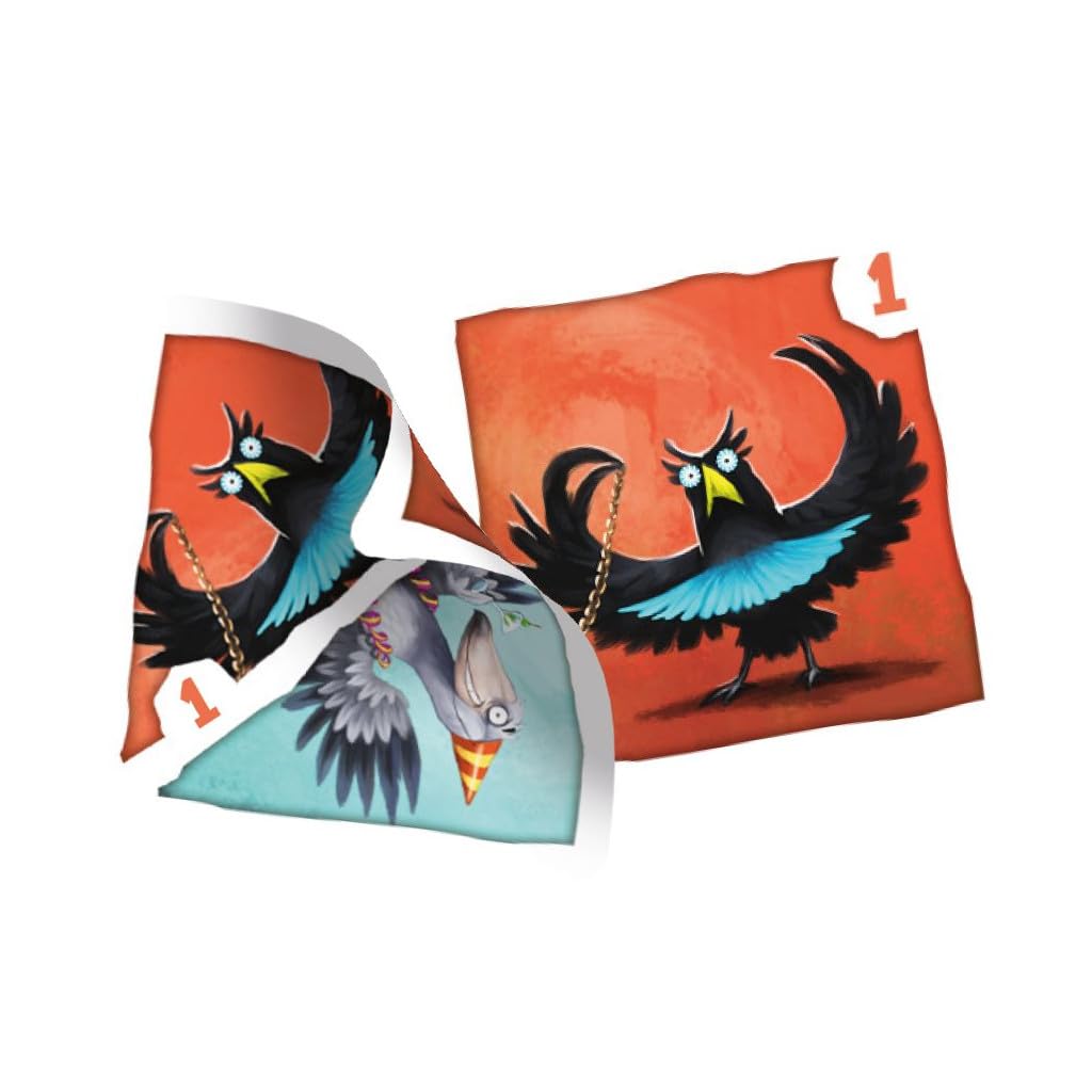Zestaw 4 mini zestawów metalowych pudełek jajka są wykonane + Punto + Crazy Birds + Go Nuts w języku francuskim + 1 decap Blumie