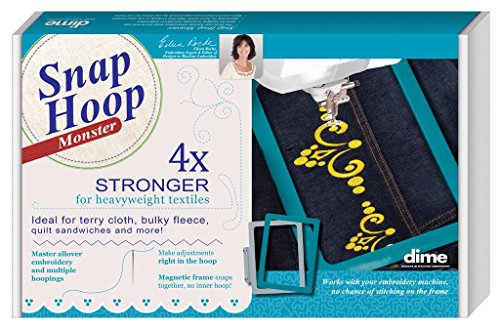 DIME Snap Hoop Monster Magnetic Embroidery Hoop for Janome (8" x 12")